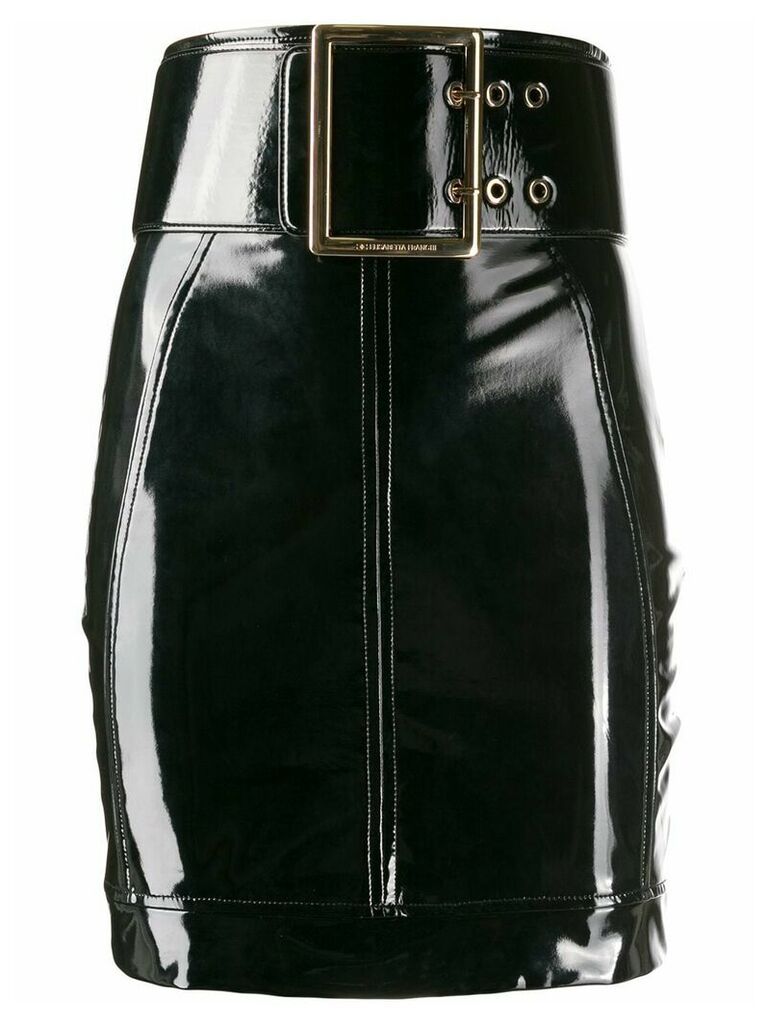 Elisabetta Franchi belted mini skirt - Black