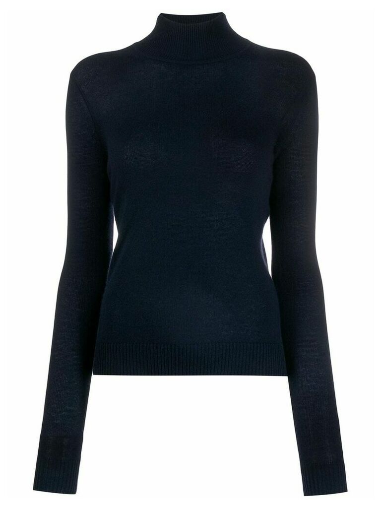 Theory knitted turtle neck top - Blue