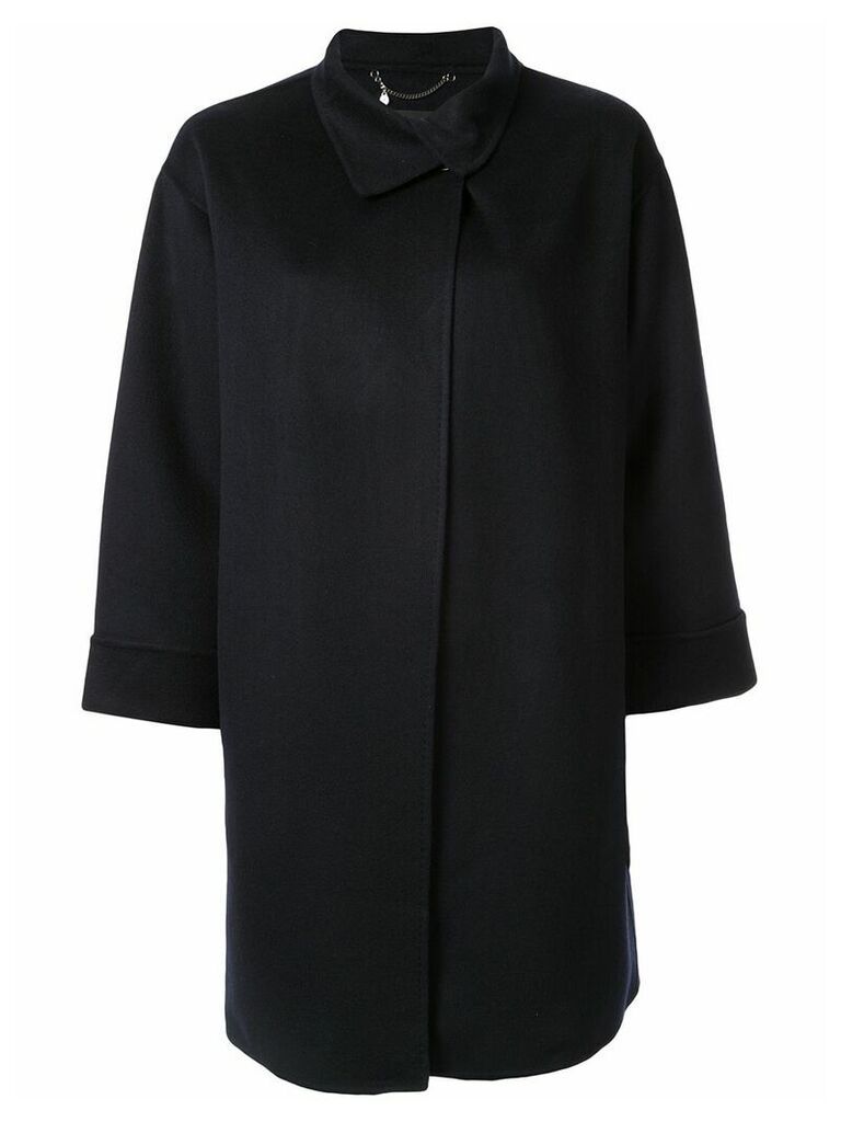 Anteprima wrap front coat - Black