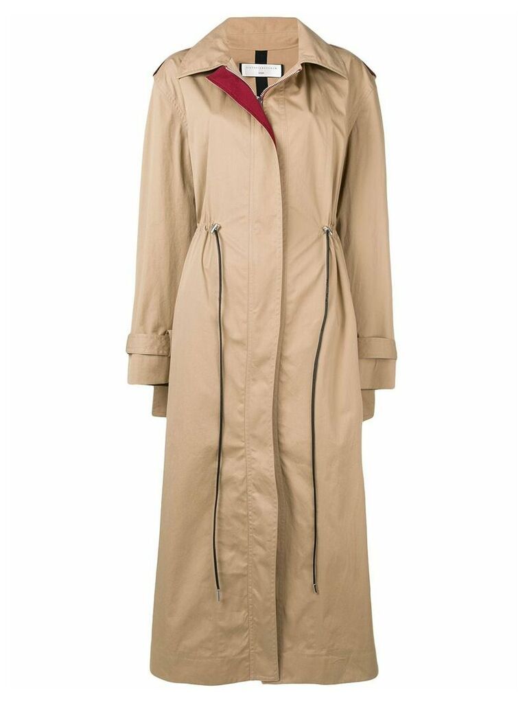 Victoria Beckham oversized trench coat - Neutrals
