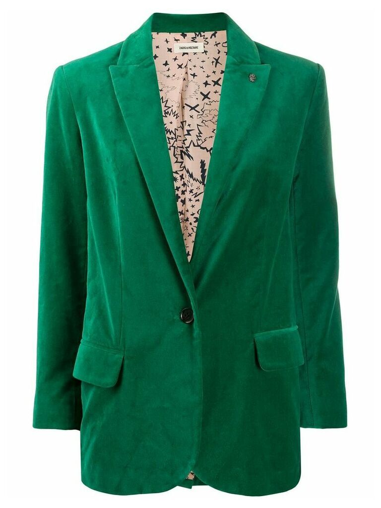 Zadig & Voltaire Viva textured blazer - Green