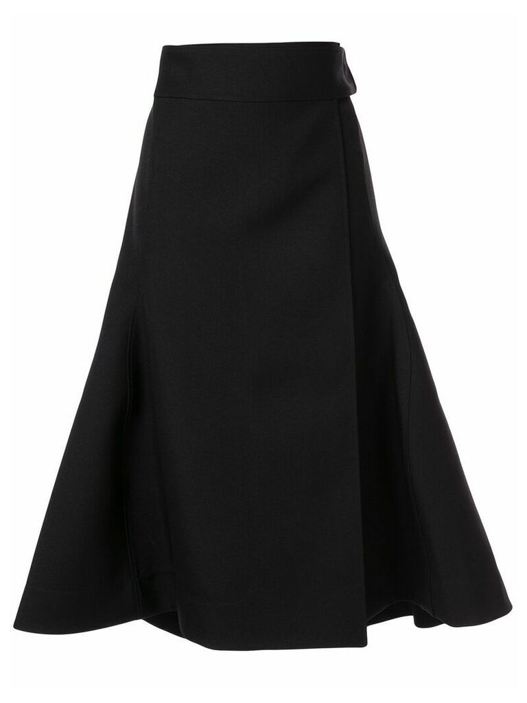 Jil Sander side fastening skirt - Black