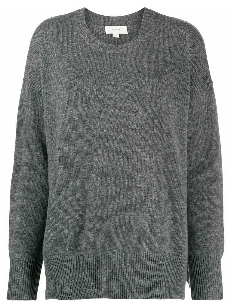 Áeron crew-neck knit sweater - Grey