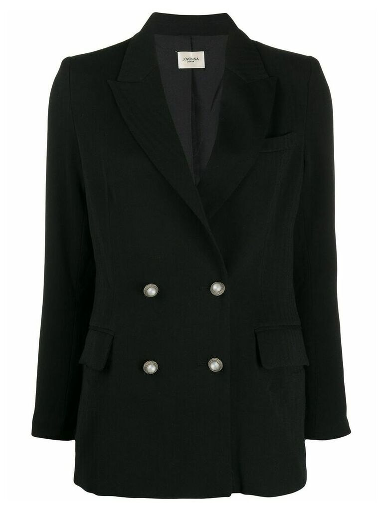 Jovonna double buttoned blazer - Black