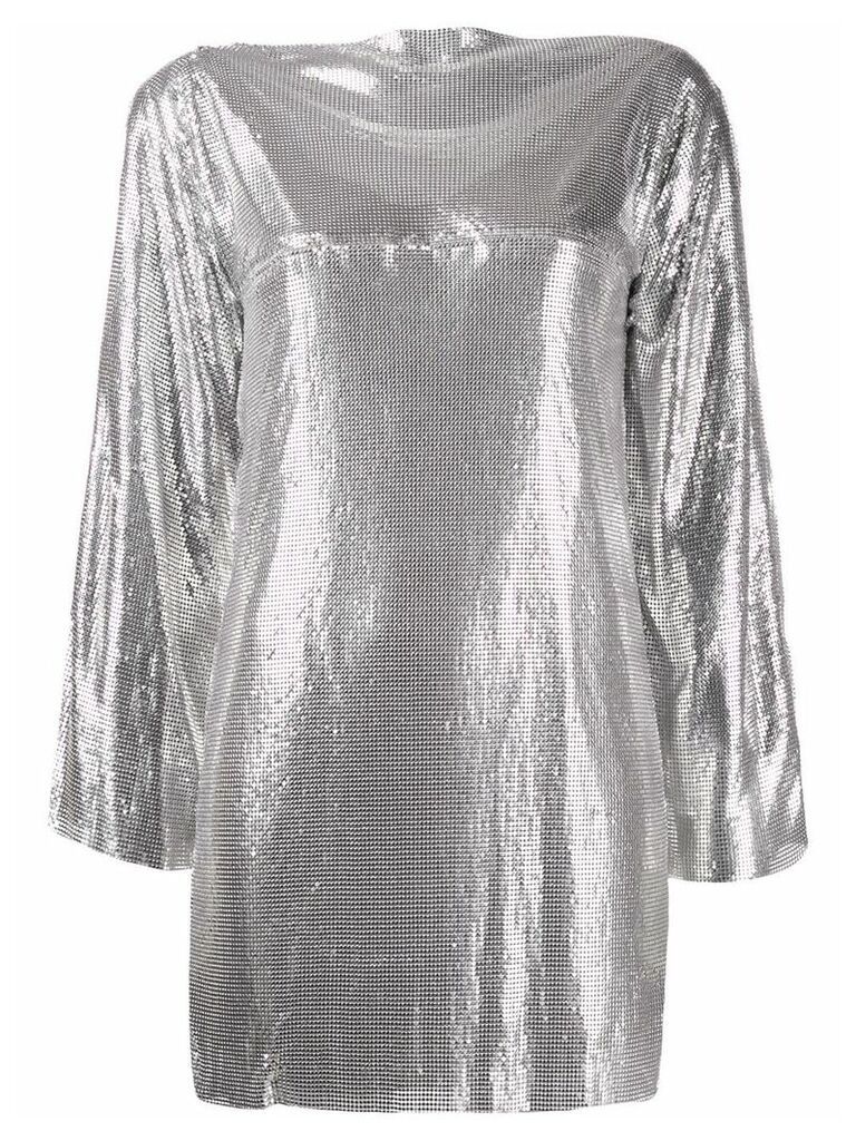 POSTER GIRL The Amelie chainmail dress - Metallic