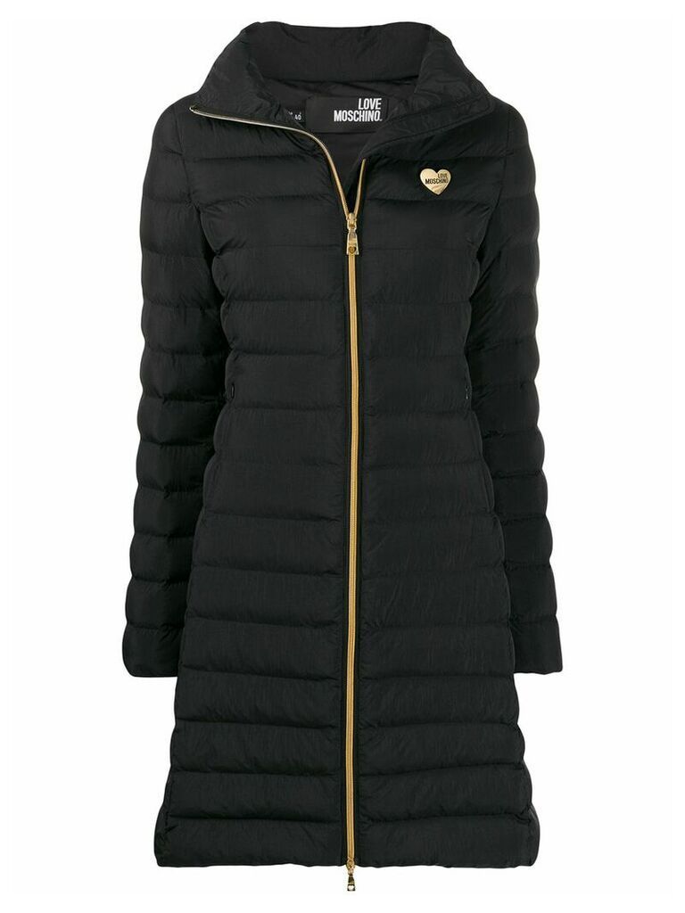 Love Moschino mid length padded coat - Black