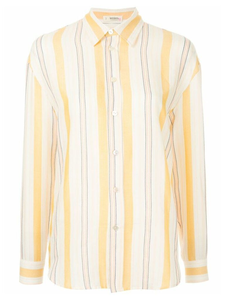 Lemlem striped shirt - Yellow