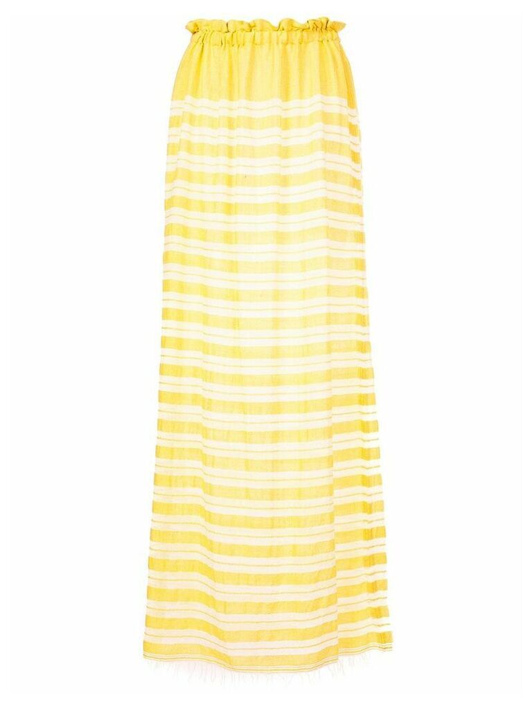 lemlem Doro striped dress - Yellow