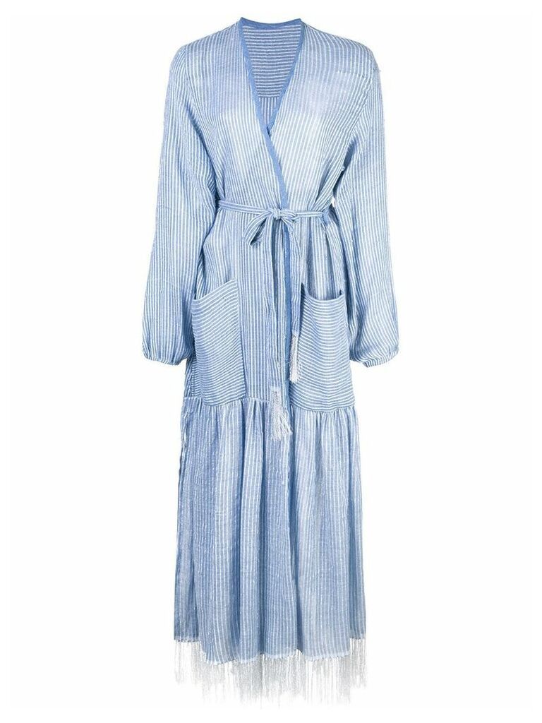 lemlem Zinab robe dress - Blue