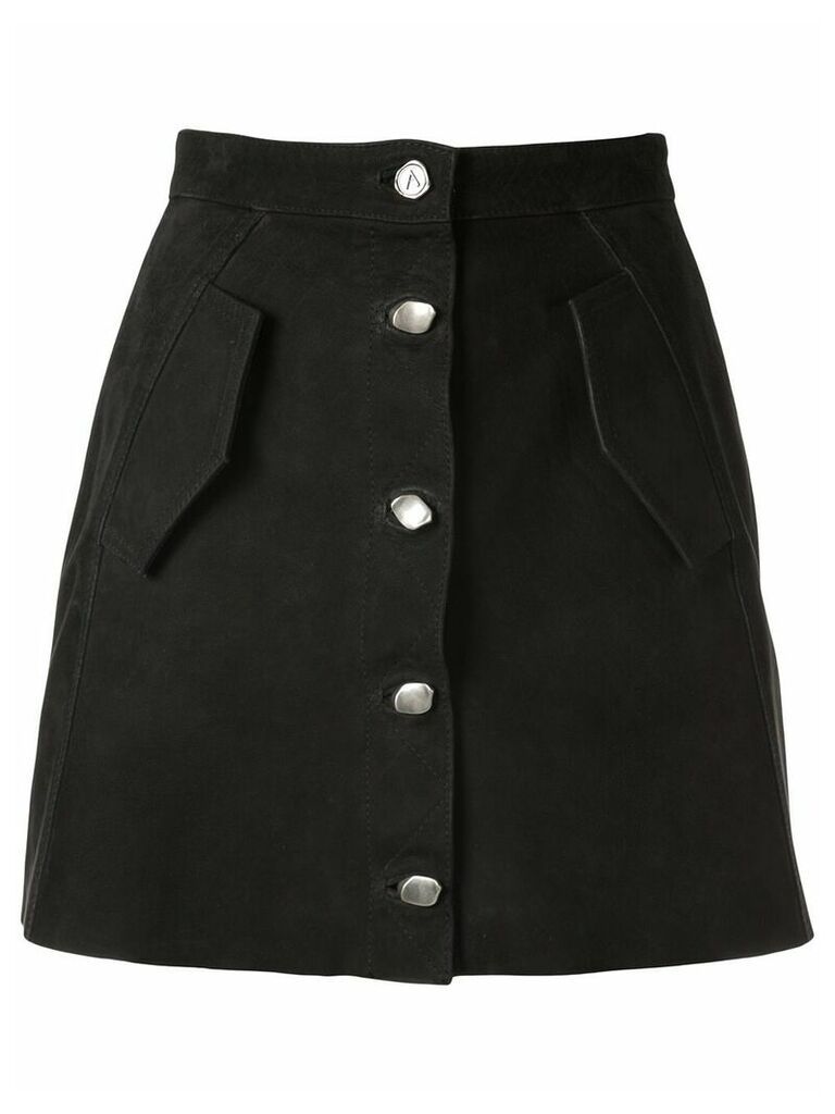 Aje buttoned a-line skirt - Black