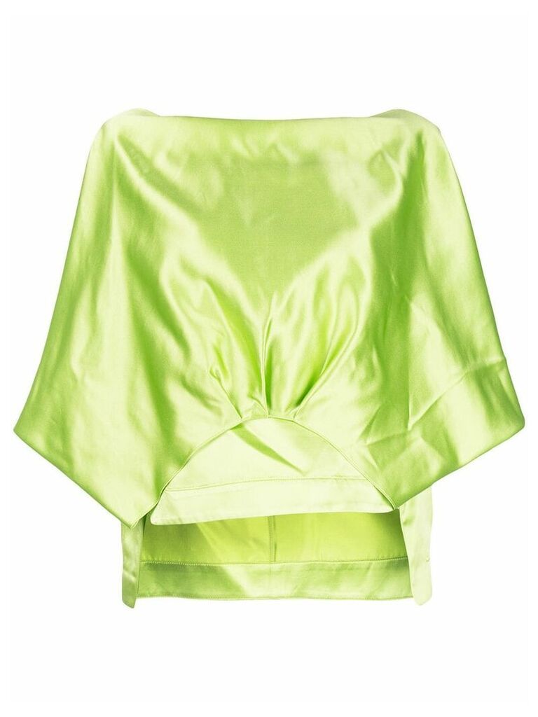 Rosie Assoulin low back blouse - Green