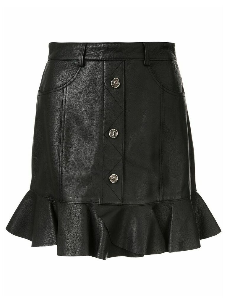 Aje short ruffled skirt - Black