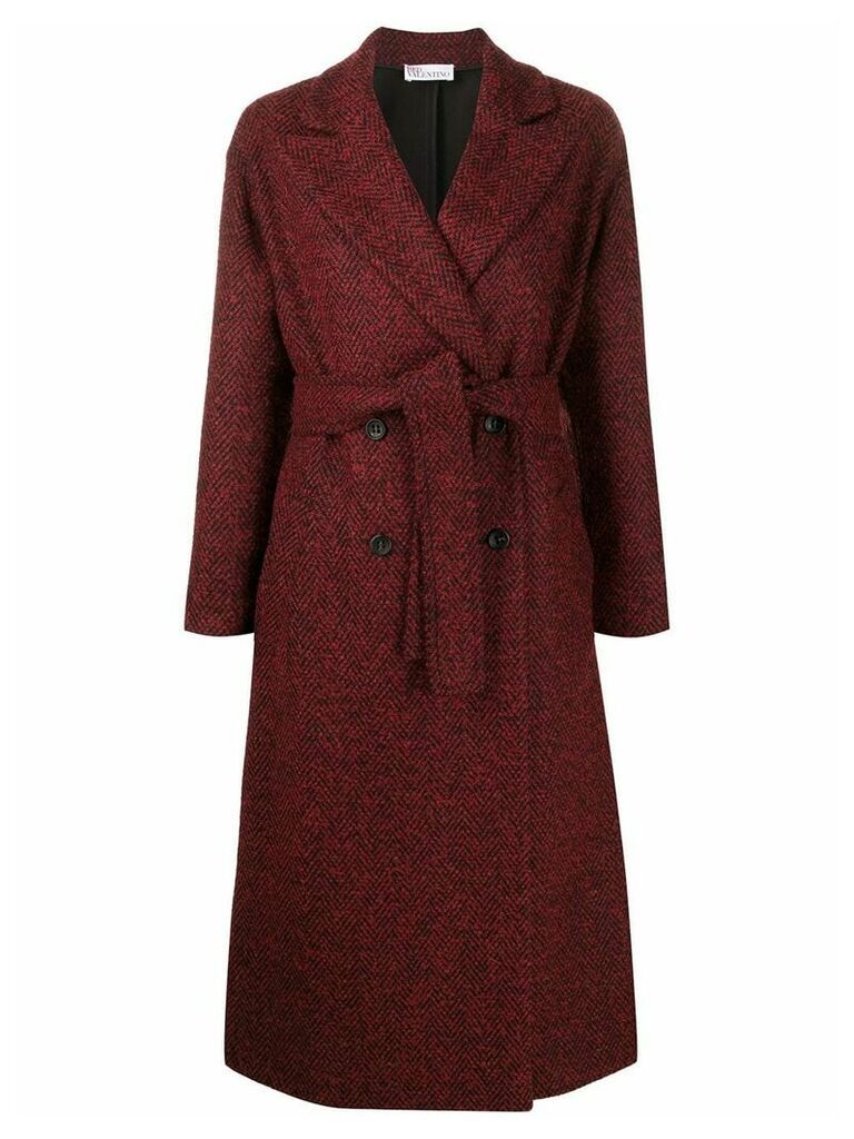 Red Valentino RED(V) double-breasted belted coat