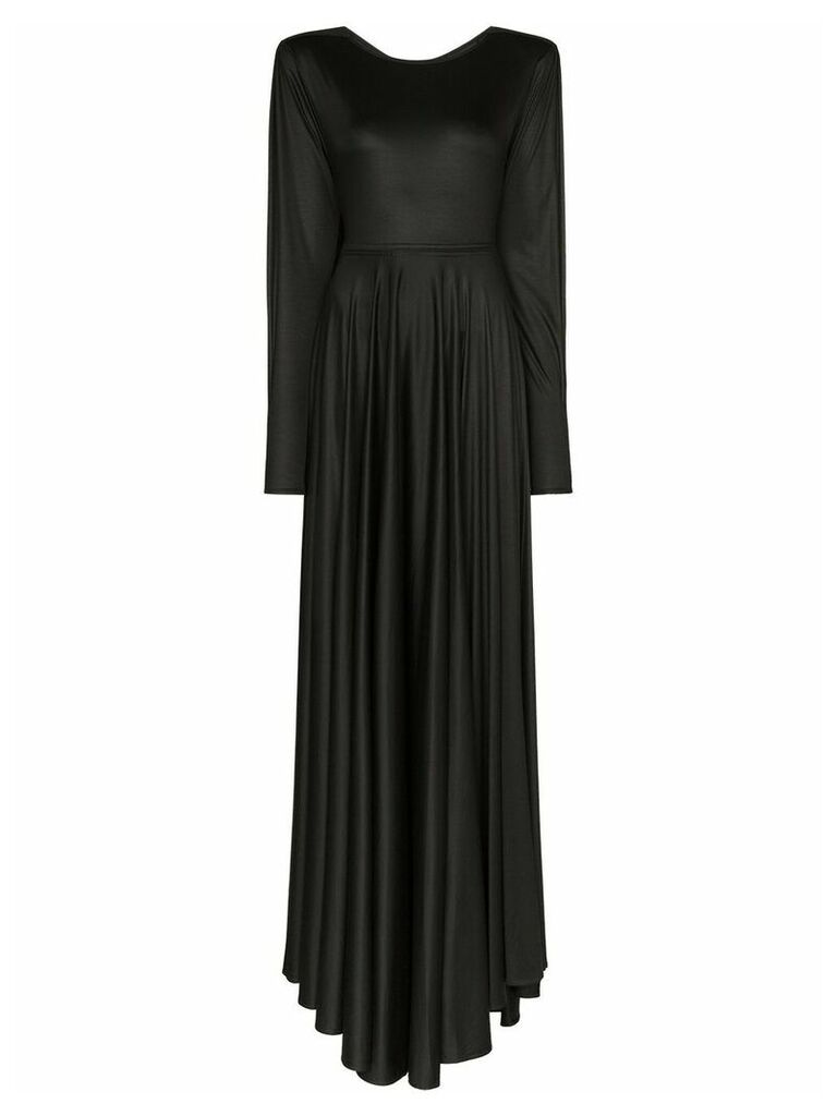 Lemaire flared jersey dress - Black