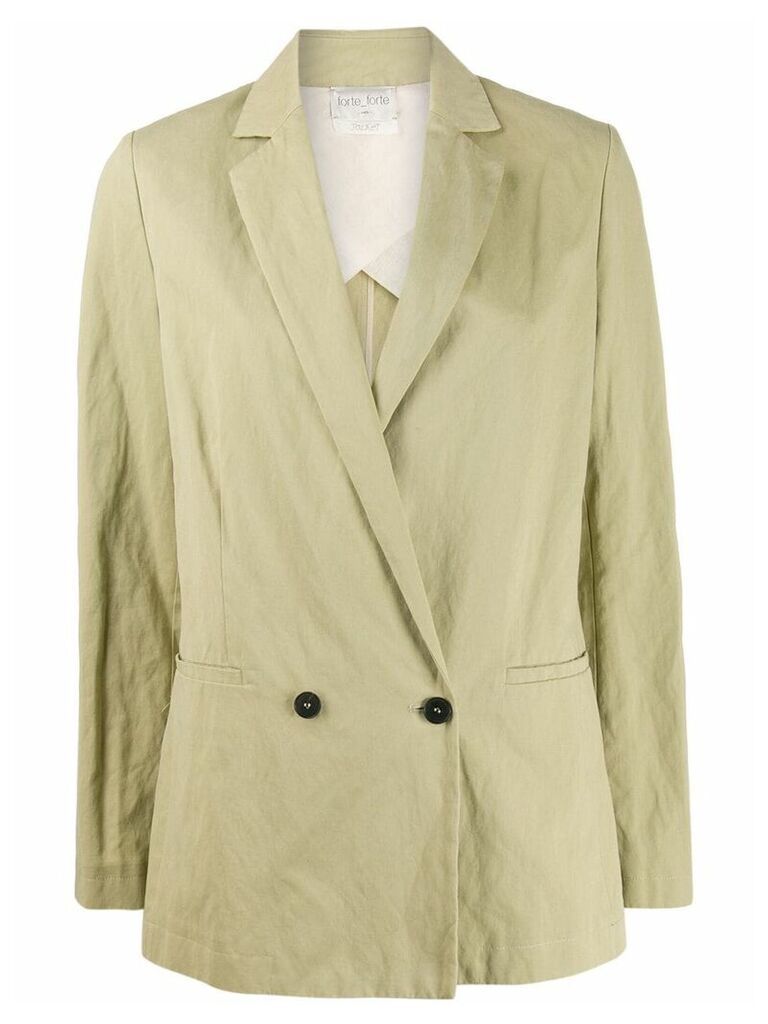 Forte Forte double breasted blazer - Green