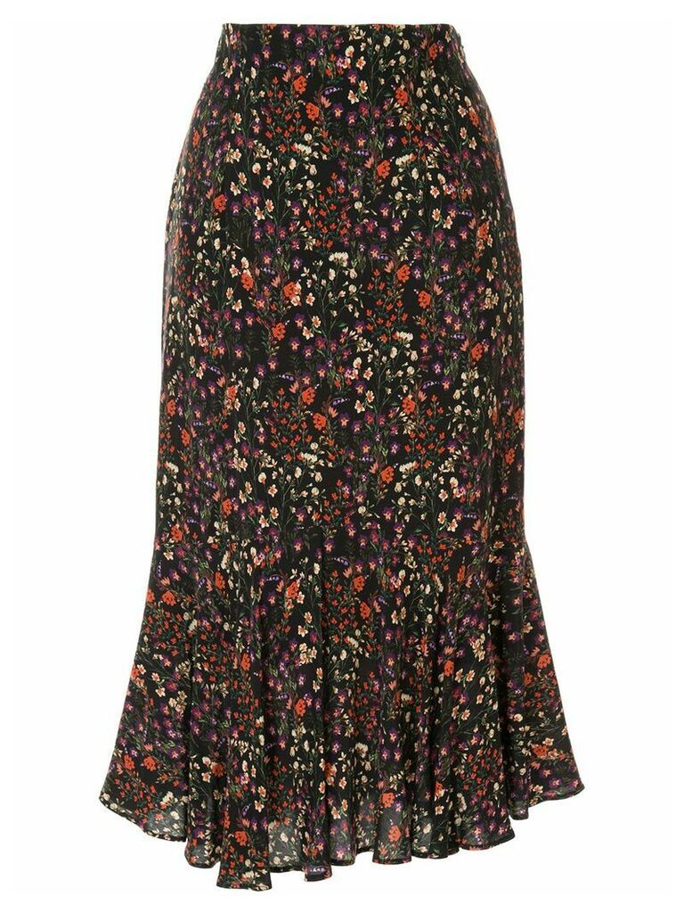 Loveless floral pattern skirt - Black