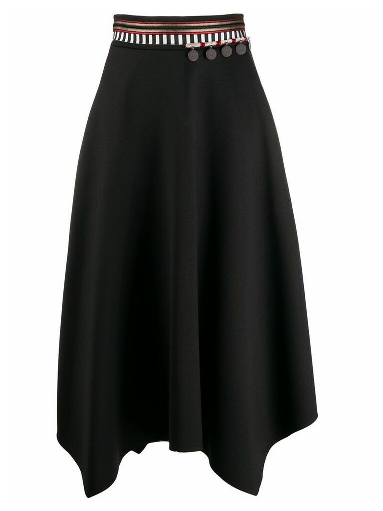 Bazar Deluxe high-waisted multi-charm skirt - Black
