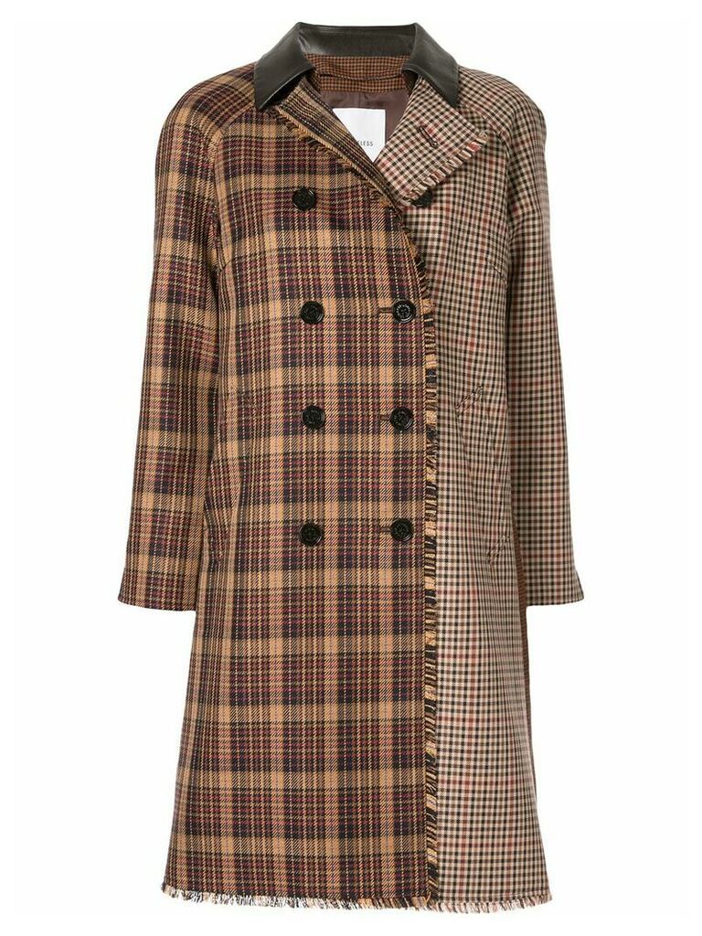 Loveless deconstructed coat - Brown