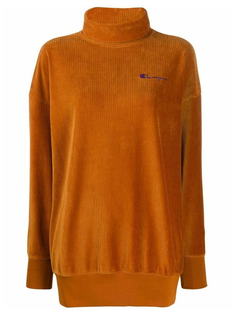 Champion ribbed roll neck jumper - Brown