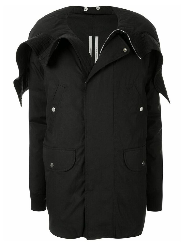Rick Owens hooded padded coat - Black