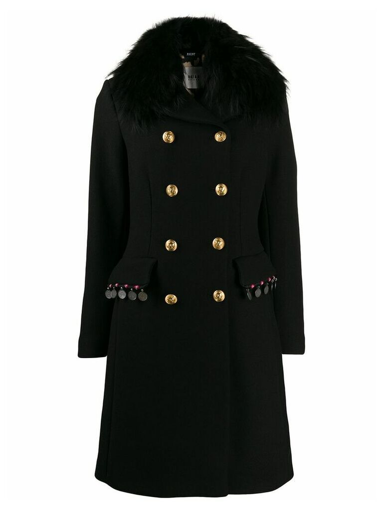 Bazar Deluxe double breasted coat - Black