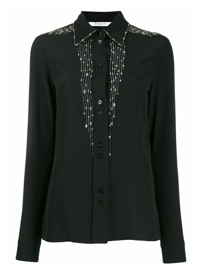 Givenchy crystal-embellished shirt - Black