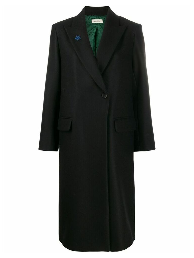 Zadig & Voltaire double buttoned Marcova coat - Black