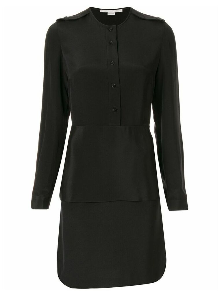 Stella McCartney two-layer shirt dress - Black