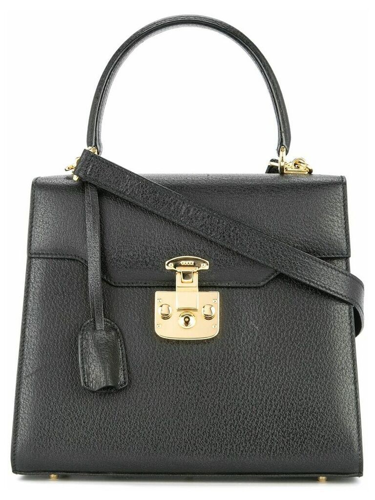 Gucci Pre-Owned Lady Lock Logos 2way Hand Bag - Black
