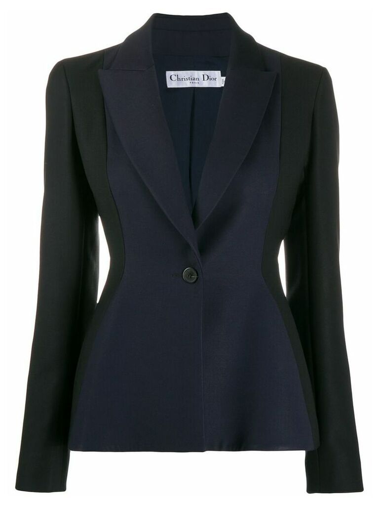 Christian Dior Pre-Owned tailored blazer - Blue
