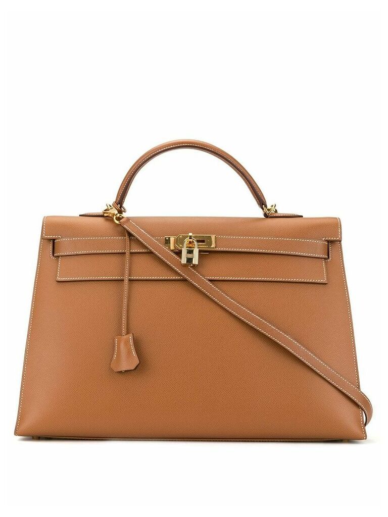 Hermès Pre-Owned Kelly 40 Sellier 2way bag - Brown