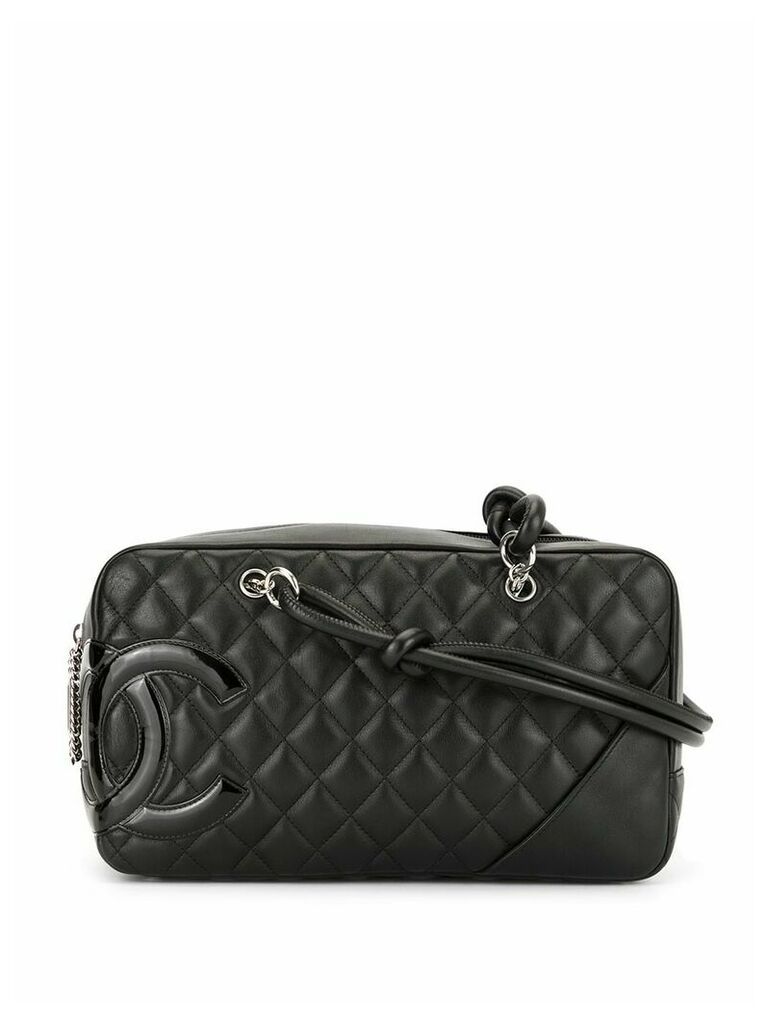 Chanel Pre-Owned Cambon Line Quilted CC Shoulder Bag - Black