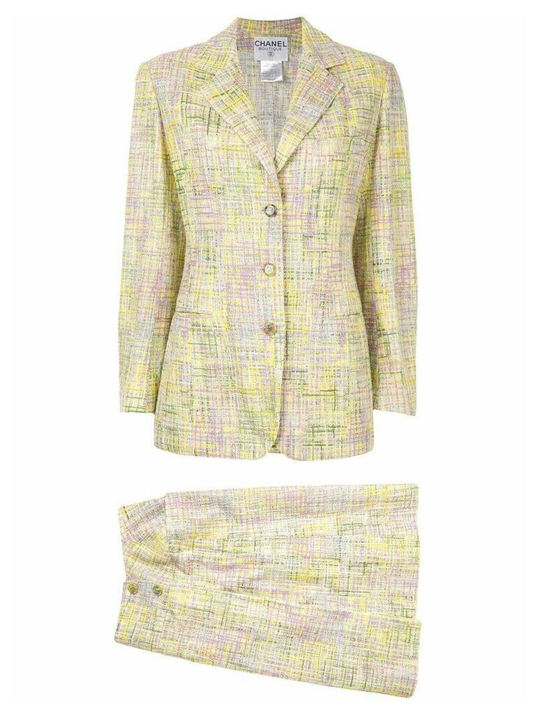 Chanel Pre-Owned 1998's Setup suit jacket skirt - Green