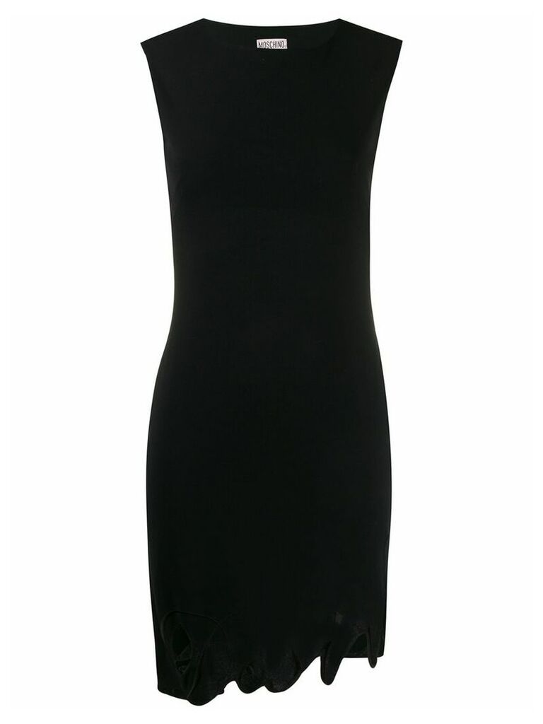 Moschino Pre-Owned 1990s cut-out detail dress - Black