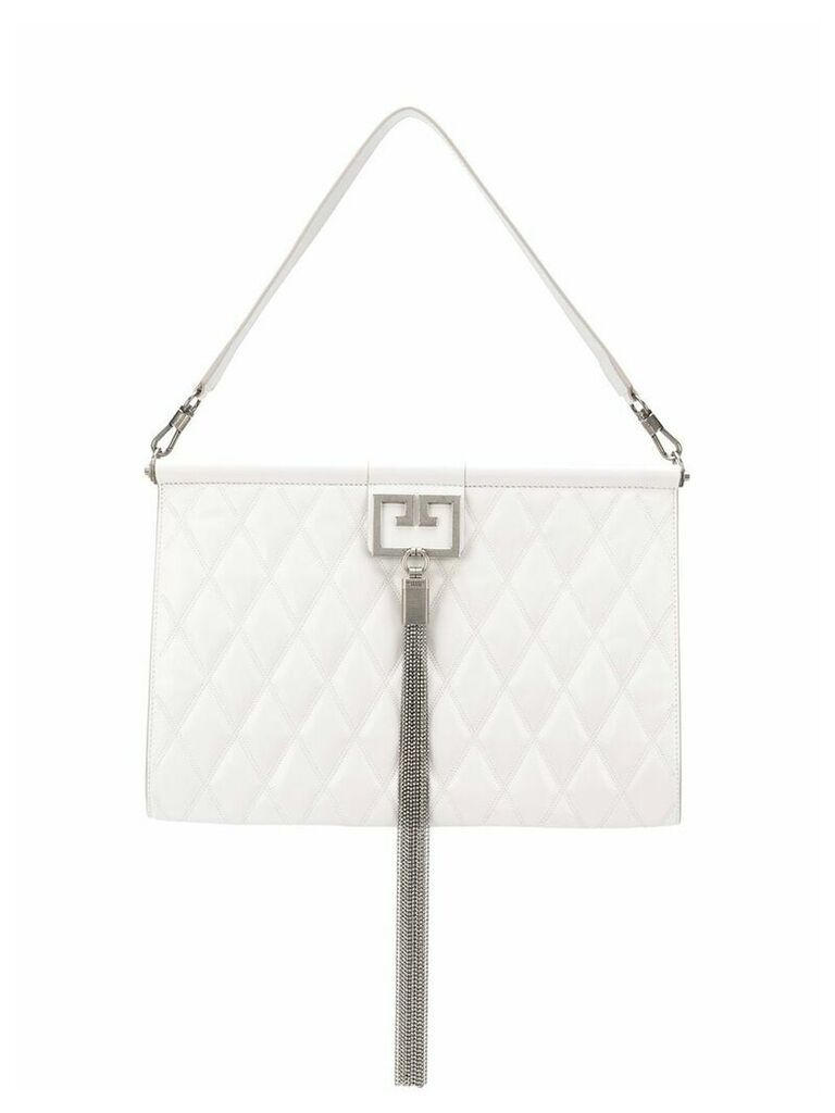 Givenchy Gem quilted shoulder bag - White