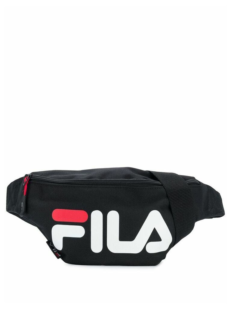 Fila logo print belt bag - Black