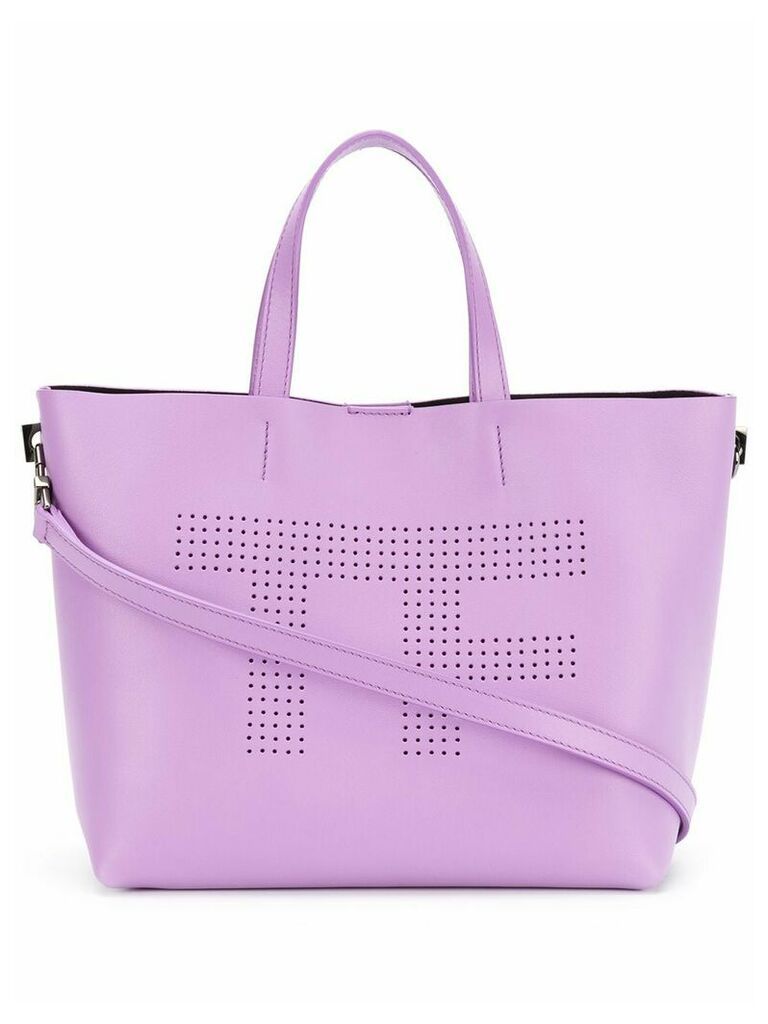 Tom Ford perforated logo shopper tote - PINK