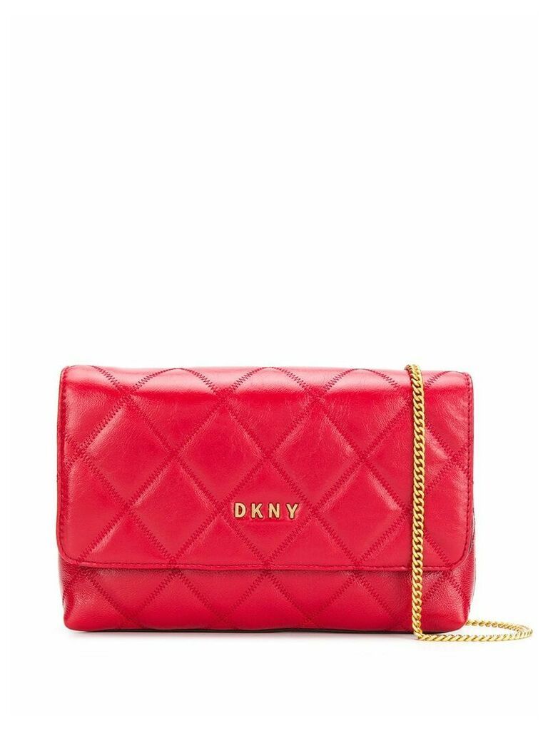 DKNY Sofia quilted-effect bag - Red