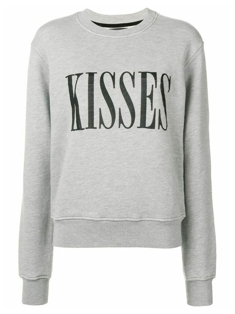 AMIRI Kisses crew neck sweatshirt - Grey