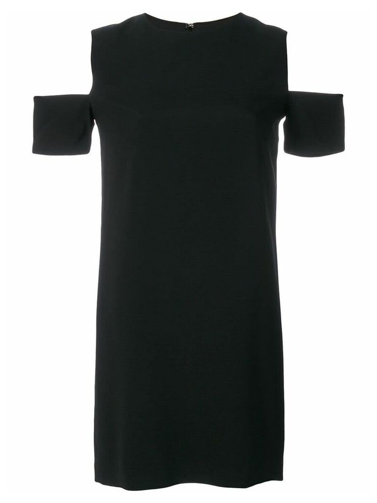 Helmut Lang dress with cutout shoulders - Black