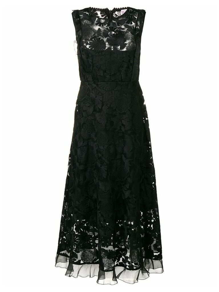 RedValentino lace midi dress - Black