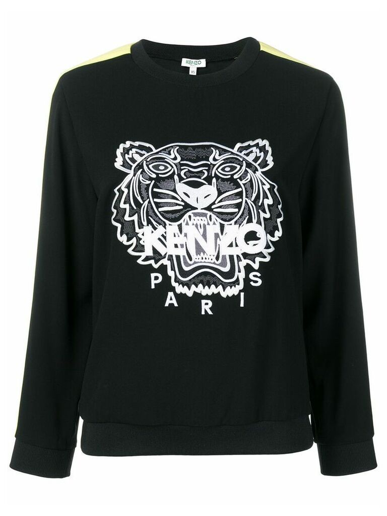 Kenzo Tiger panelled sweatshirt - Black