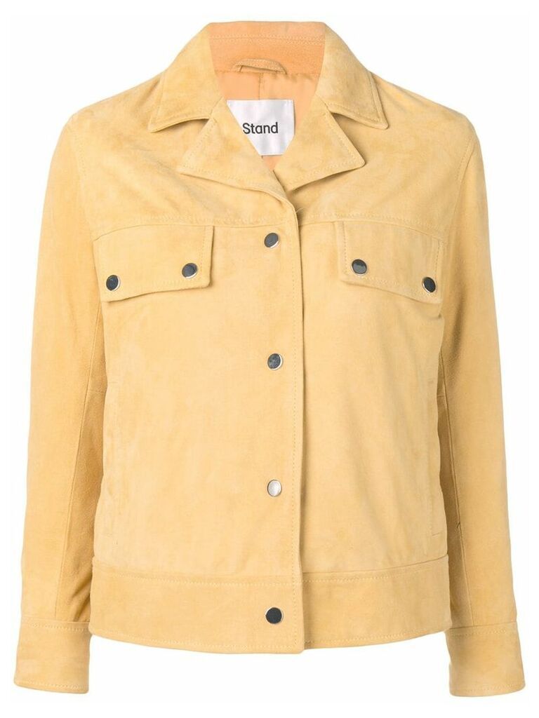 STAND STUDIO fitted shirt jacket - Yellow