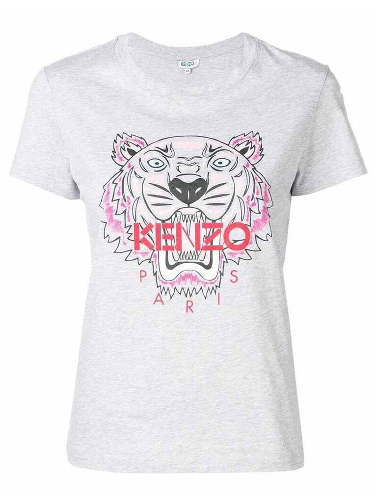 Kenzo Tiger print T-shirt - Grey