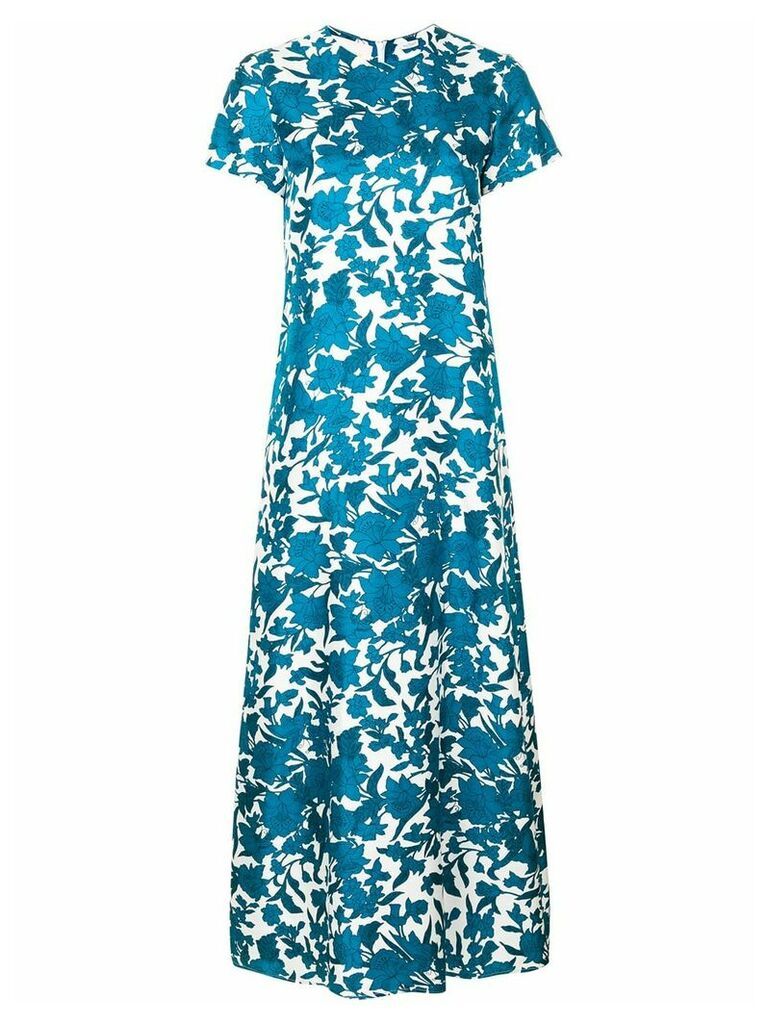 La Doublej floral print maxi dress - Blue