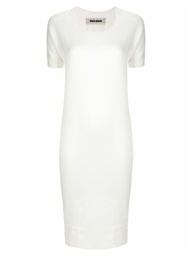 Uma Wang short-sleeve midi dress - White