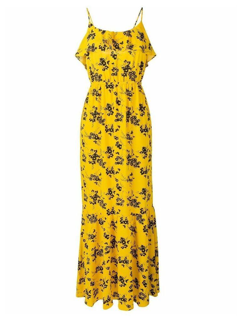 Michael Michael Kors floral-print dress - Yellow