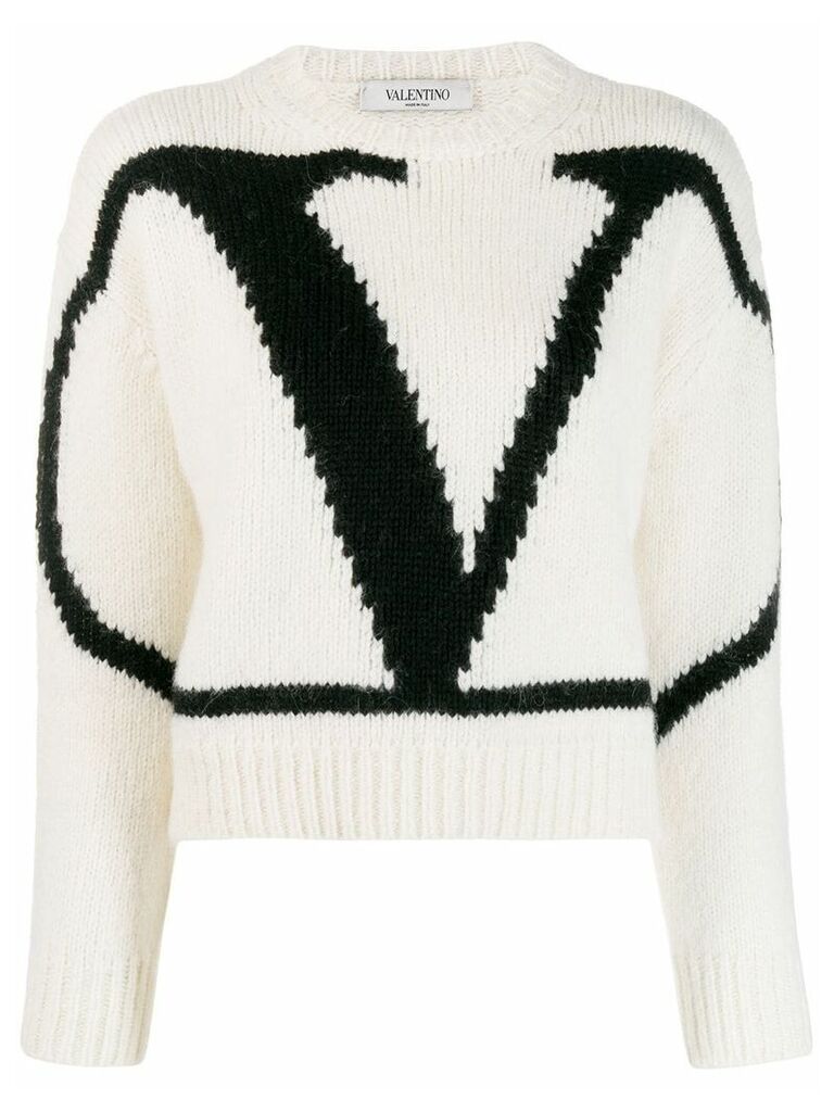 Valentino VLOGO sweater - White