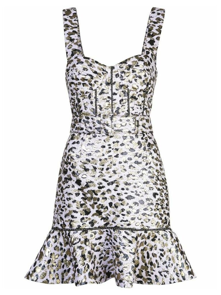 Jonathan Simkhai leopard print dress - PURPLE