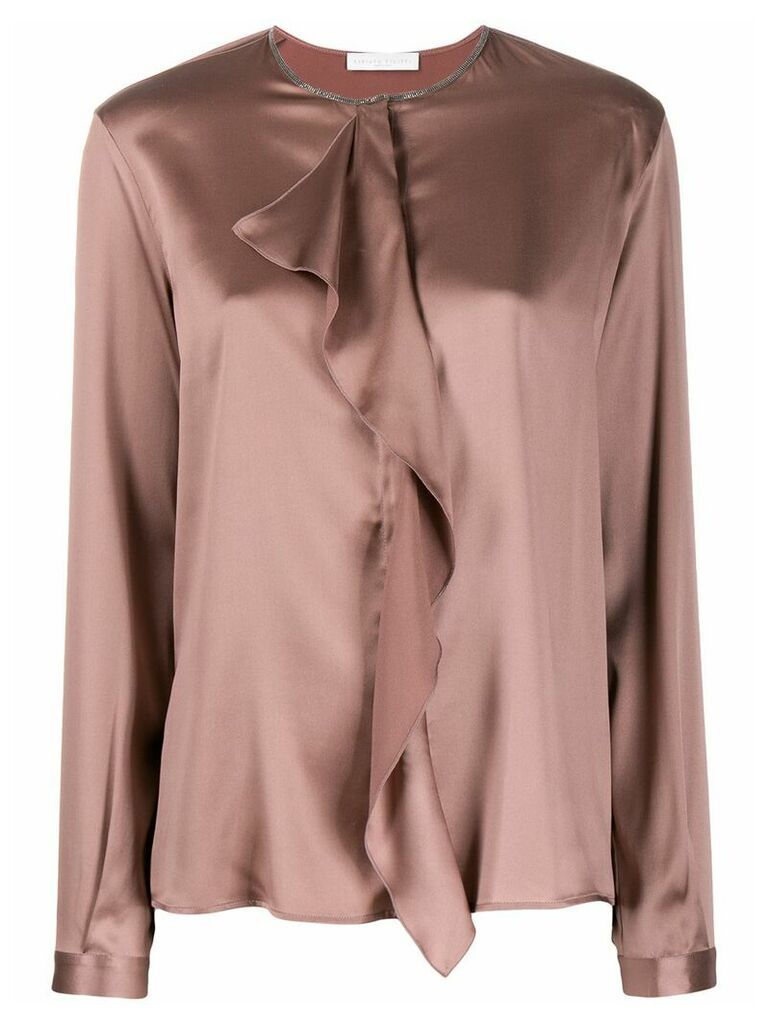 Fabiana Filippi draped detail blouse - PINK